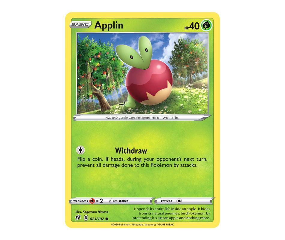 Pokemon: Applin 021/192 - Rebel Clash | Romulus Games