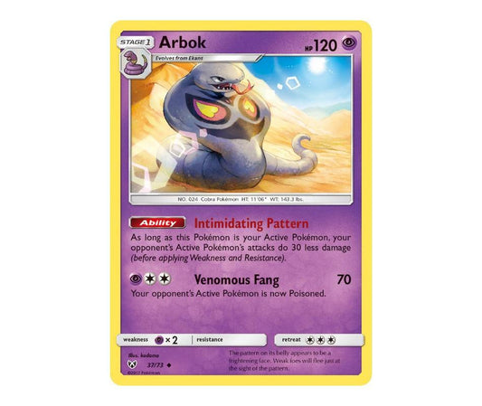 Pokemon: Arbok 37/73 - Shining Legends | Romulus Games