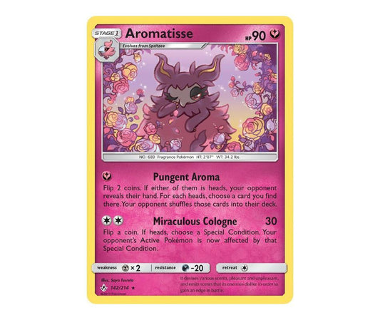 Pokemon: Aromatisse 142/214 - Unbroken Bonds | Romulus Games