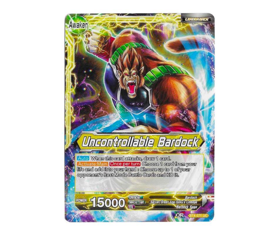 Dragon Ball Super: Bardock/Uncontrollable Bardock BT4-071 - Colossal Warfare | Romulus Games