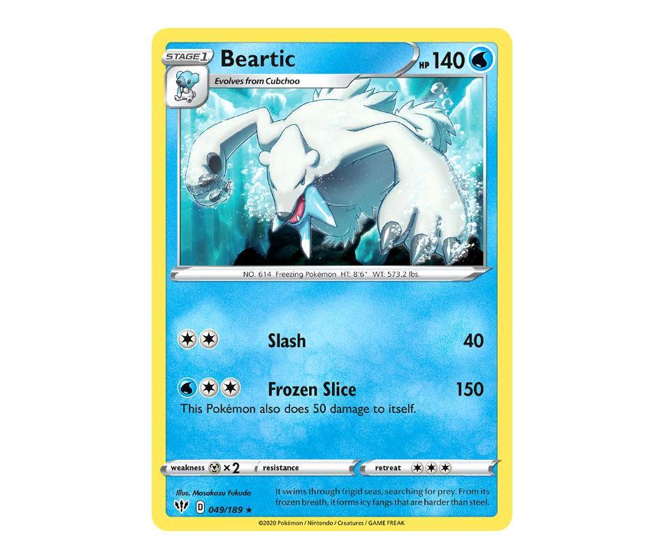 Pokemon: Beartic 049/189 - Darkness Ablaze | Romulus Games