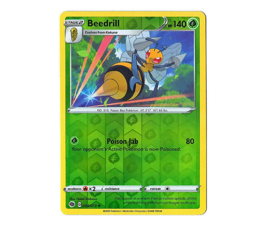 Pokemon: Beedrill 004/073 (Reverse Holo) - Champion's Path | Romulus Games