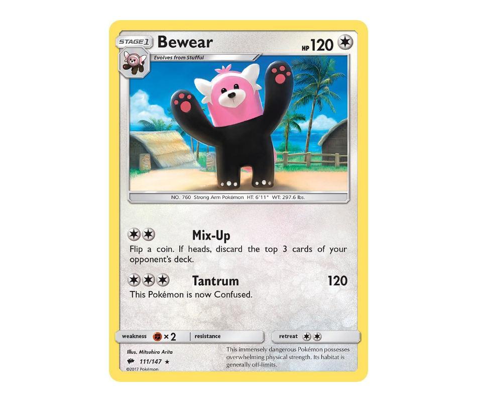 Pokemon: Bewear 111/147 - Burning Shadows | Romulus Games