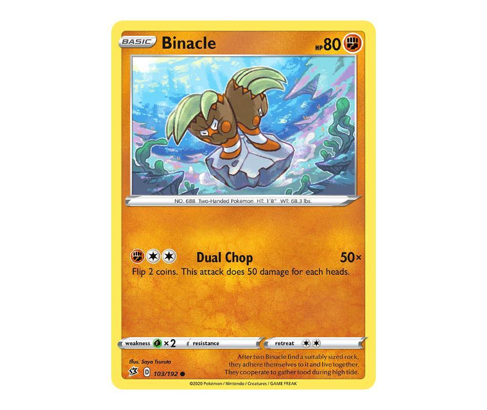 Pokemon: Binacle 103/192 - Rebel Clash | Romulus Games