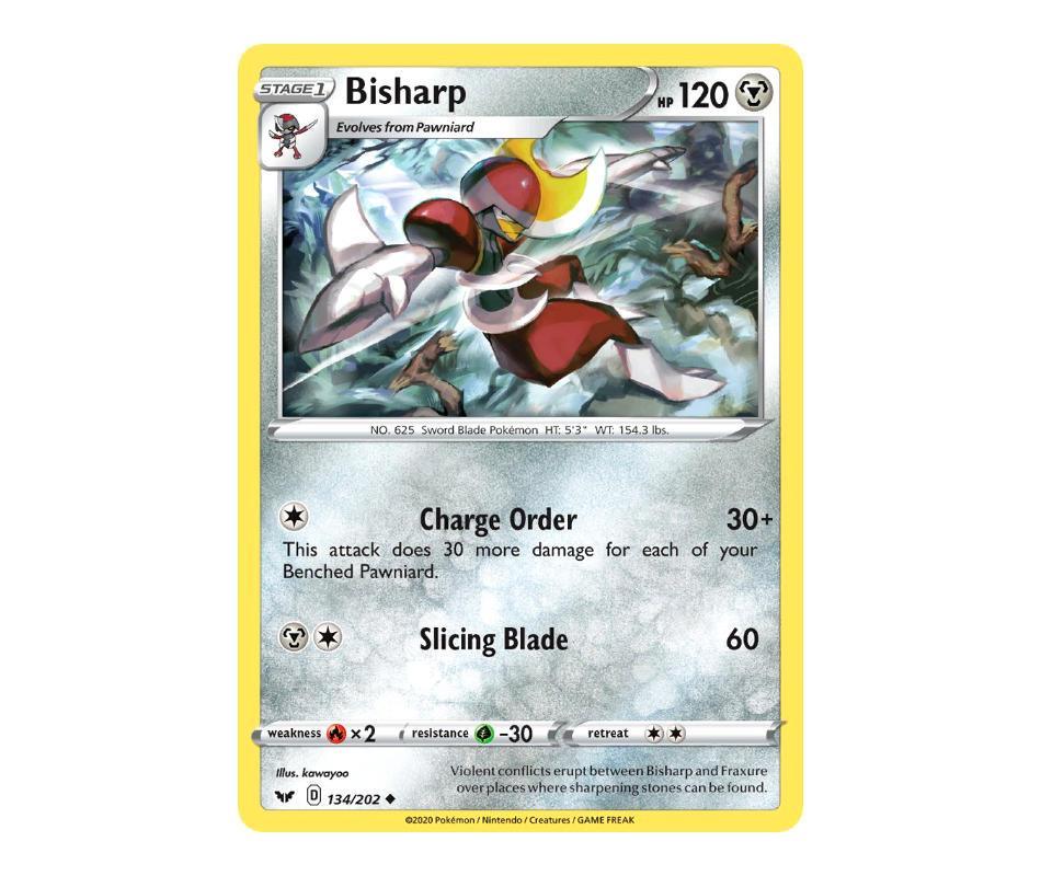 Pokemon: Bisharp 134/202 - Sword & Shield | Romulus Games