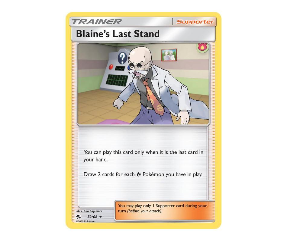 Pokemon: Blaine's Last Stand 52/68 - Hidden Fates | Romulus Games