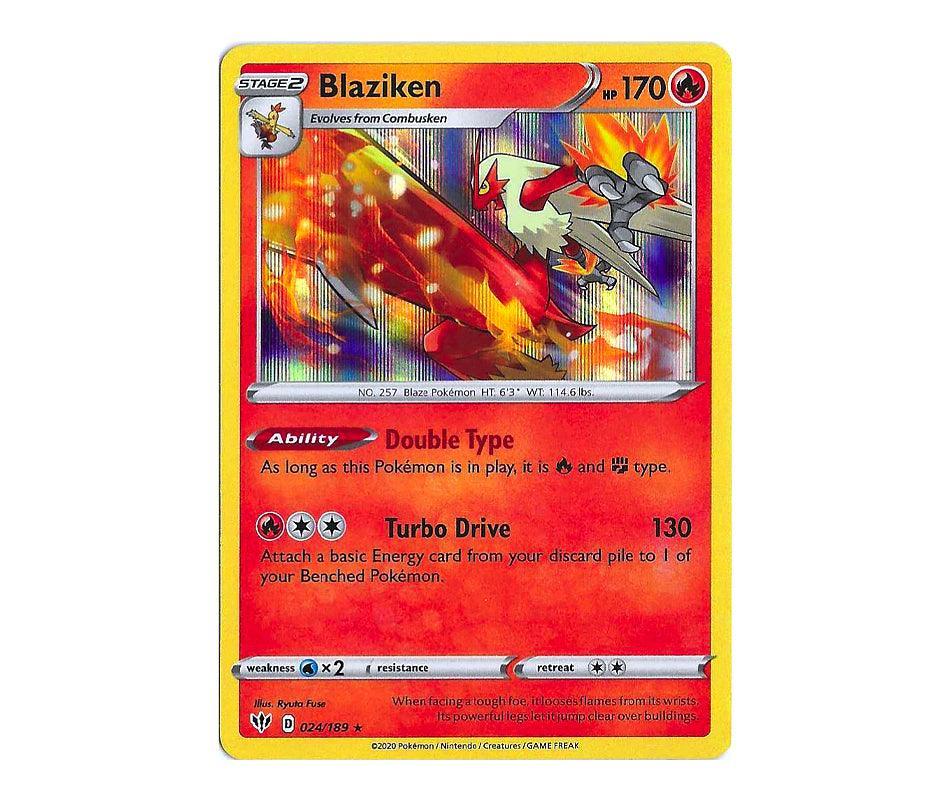 Pokemon: Blaziken 024/189 (Holo) - Darkness Ablaze | Romulus Games