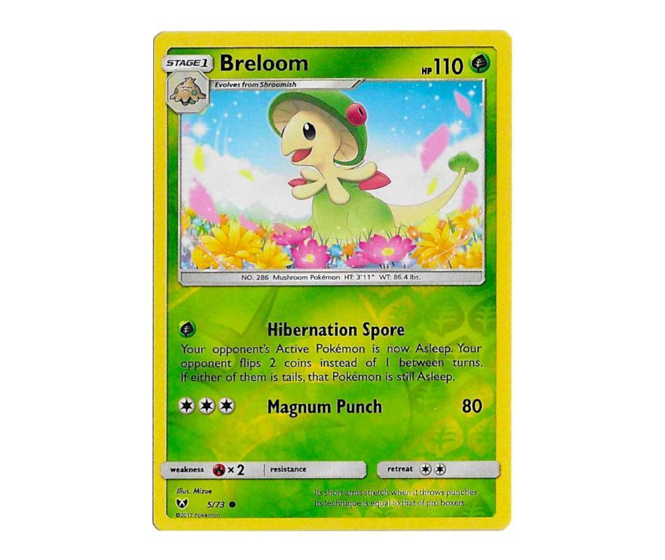 Pokemon: Breloom 5/73 (Reverse Holo) - Shining Legends | Romulus Games