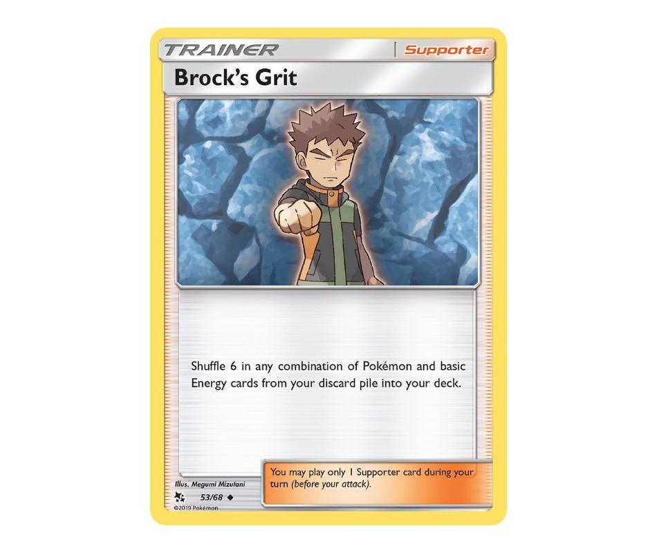 Pokemon: Brock's Grit 53/68 - Hidden Fates | Romulus Games