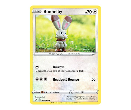Pokemon: Bunnelby 146/192 - Rebel Clash | Romulus Games