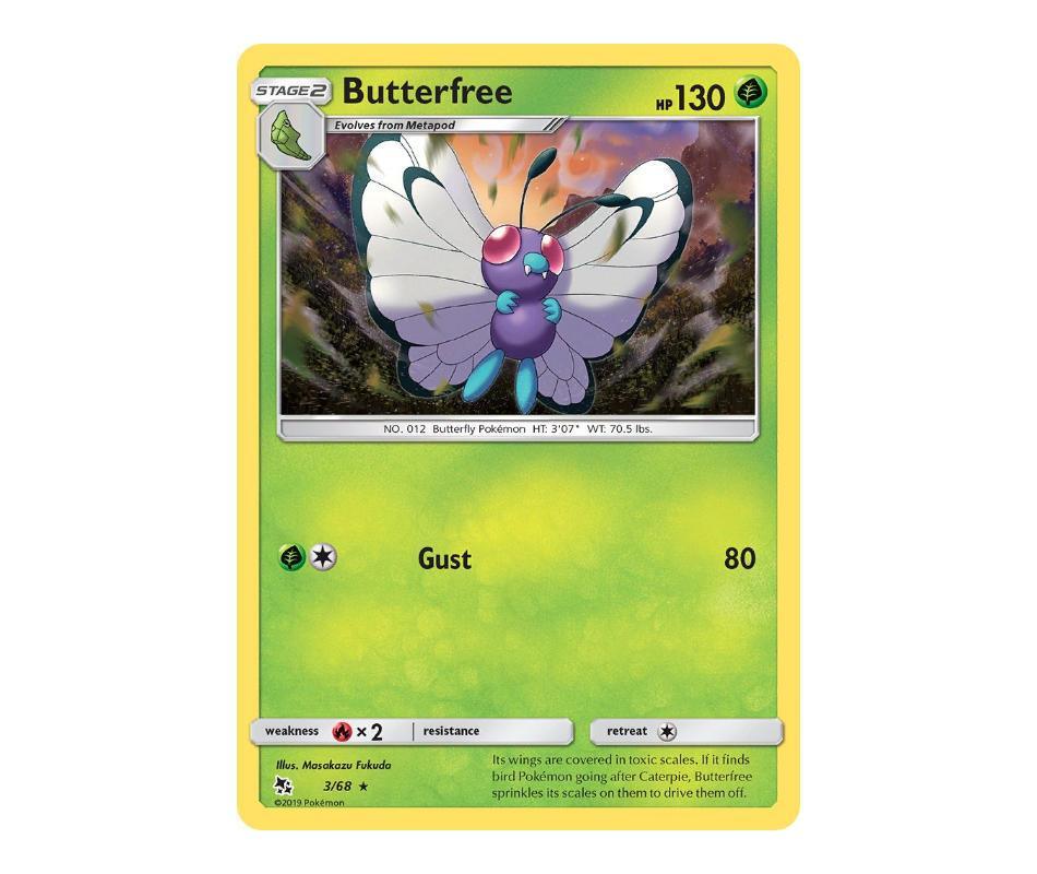 Pokemon: Butterfree 3/68 - Hidden Fates | Romulus Games