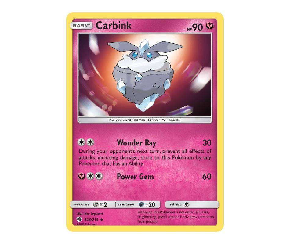 Pokemon: Carbink 143/214 - Lost Thunder | Romulus Games