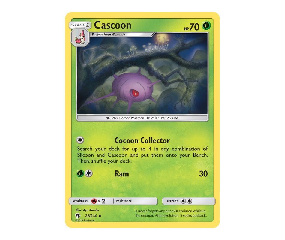 Pokemon: Cascoon 27/214 - Lost Thunder | Romulus Games