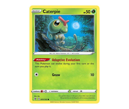 Pokemon: Caterpie 001/192 - Rebel Clash | Romulus Games