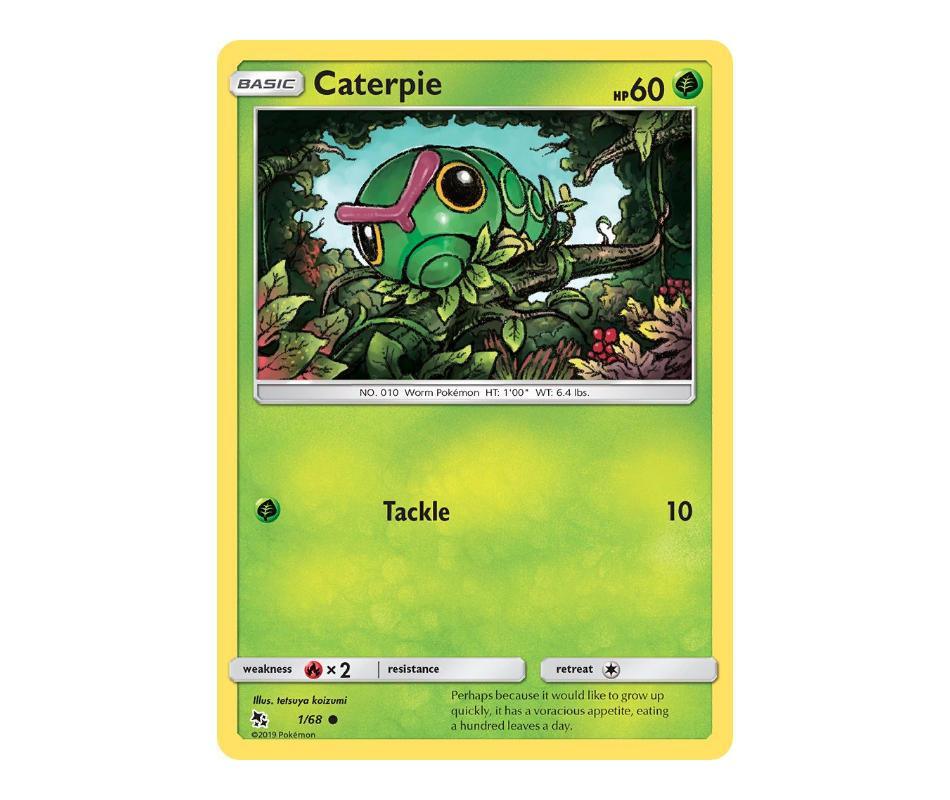 Pokemon: Caterpie 1/68 - Hidden Fates | Romulus Games