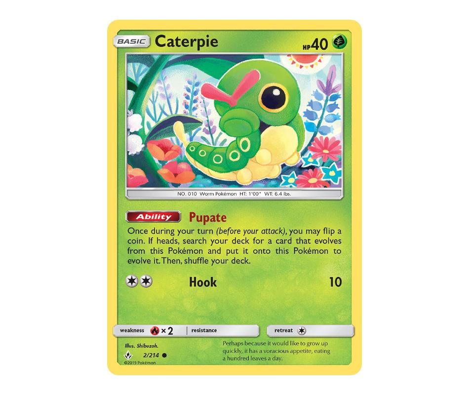 Pokemon: Caterpie 2/214 - Unbroken Bonds | Romulus Games