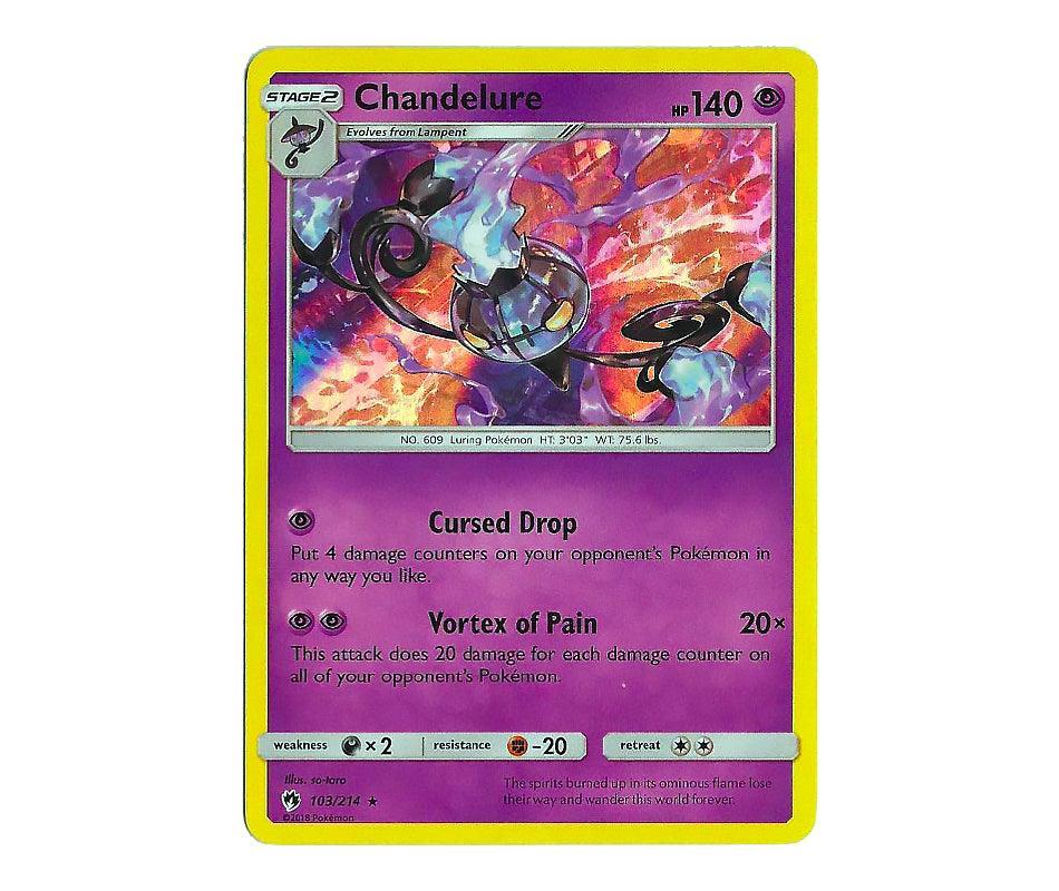 Pokemon: Chandelure 103/214 (Holo) - Lost Thunder | Romulus Games