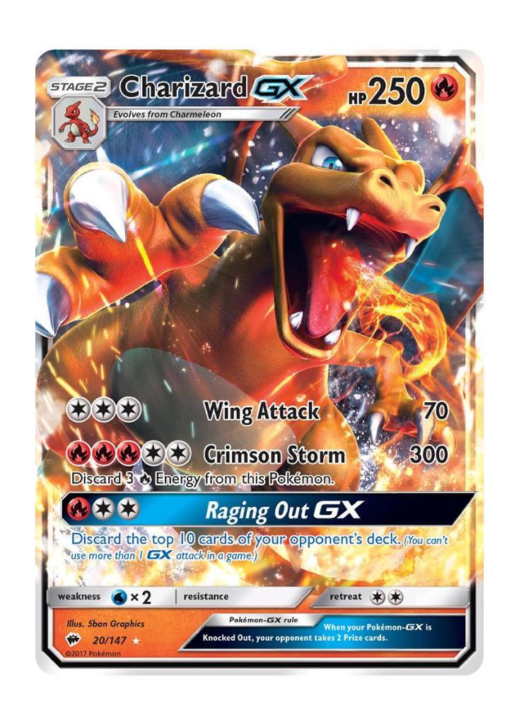 Pokemon: Charizard GX 20/147 - Burning Shadows | Romulus Games