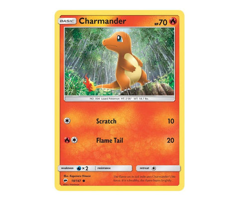 Pokemon: Charmander 18/147 - Burning Shadows | Romulus Games