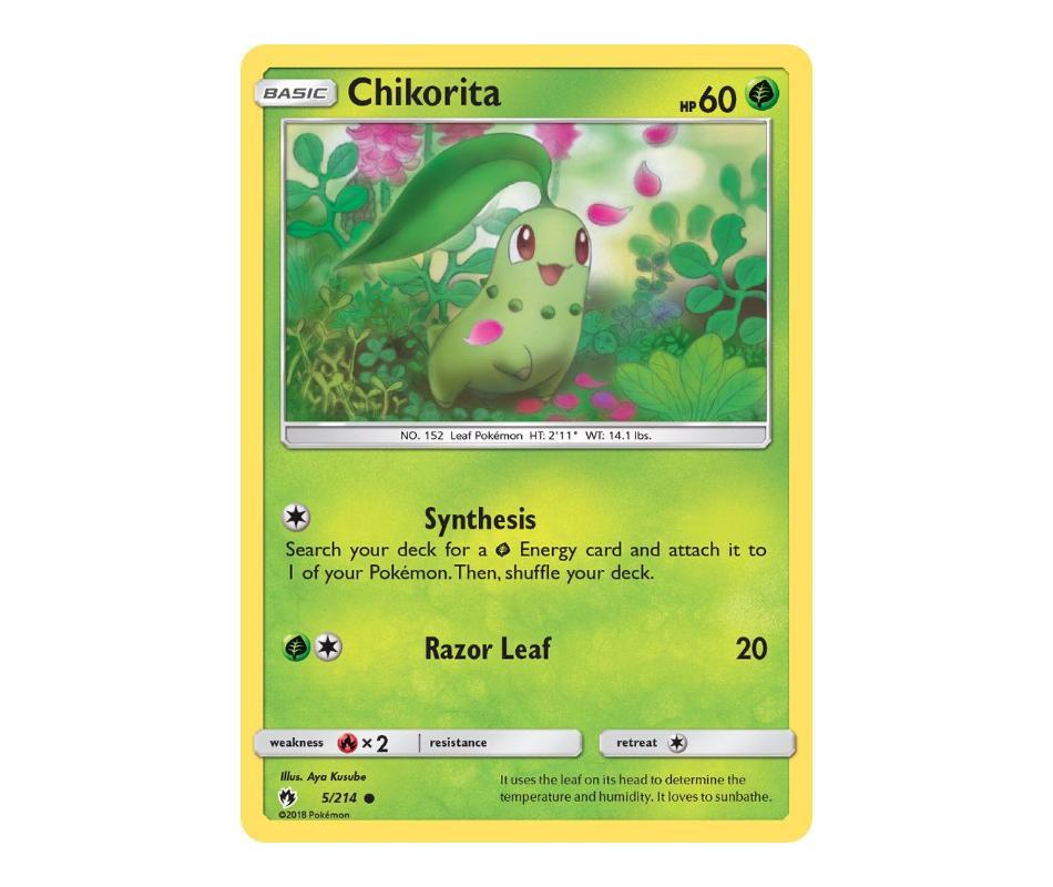 Pokemon: Chikorita 5/214 - Lost Thunder | Romulus Games