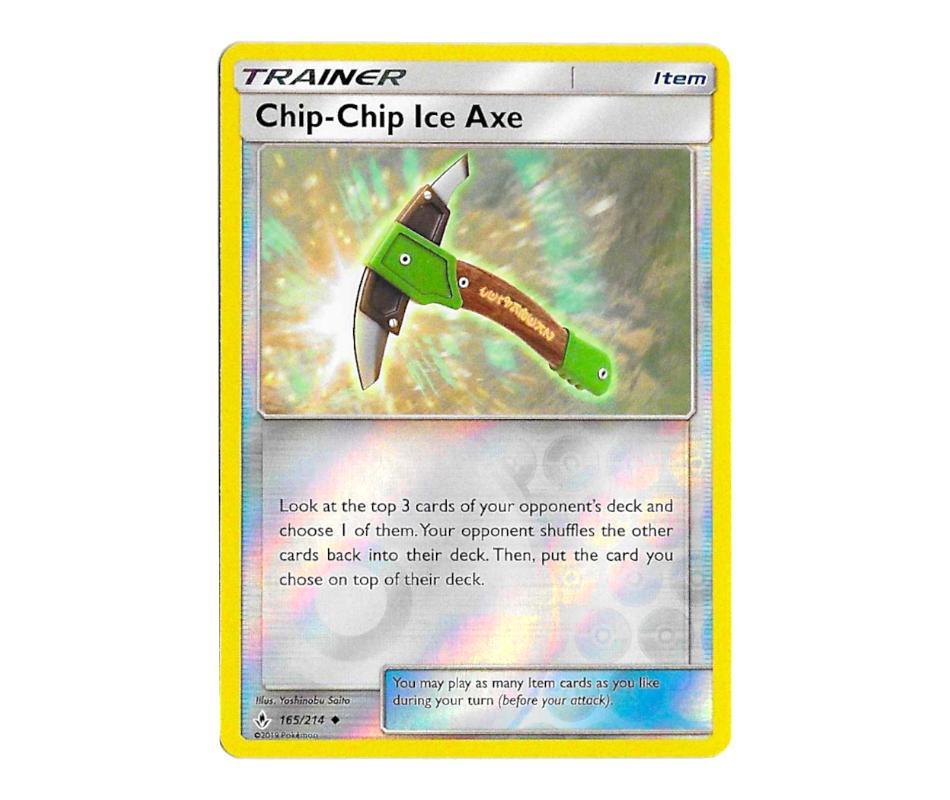 Pokemon: Chip-Chip Ice Axe 165/214 (Reverse Holo) - Unbroken Bonds | Romulus Games