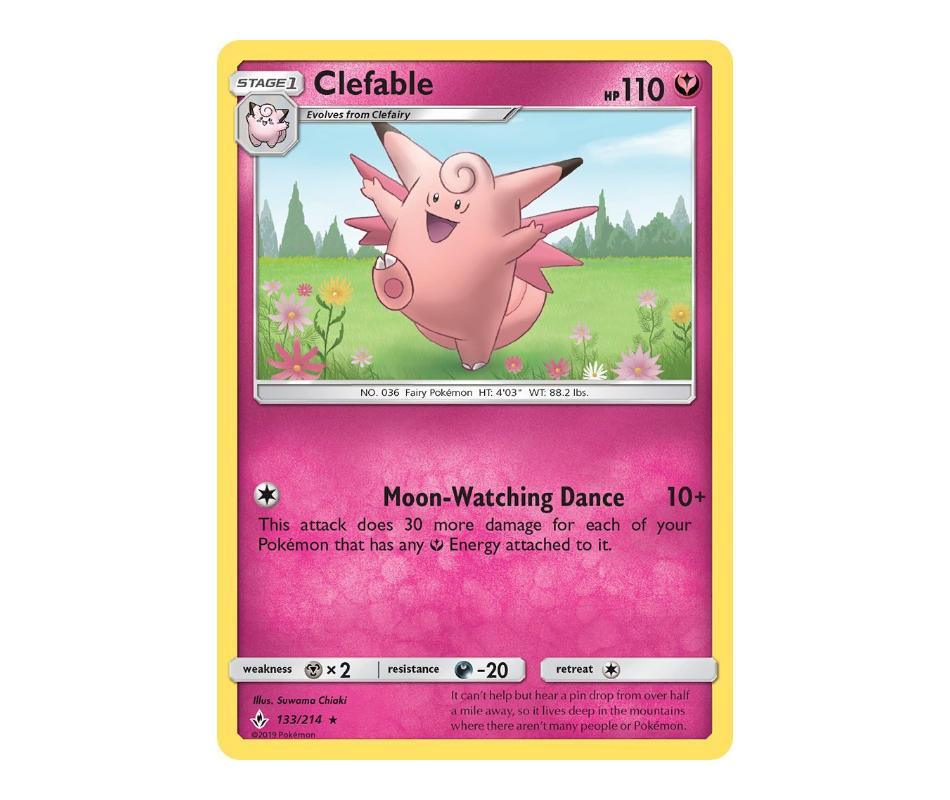 Pokemon: Clefable 133/214 - Unbroken Bonds | Romulus Games