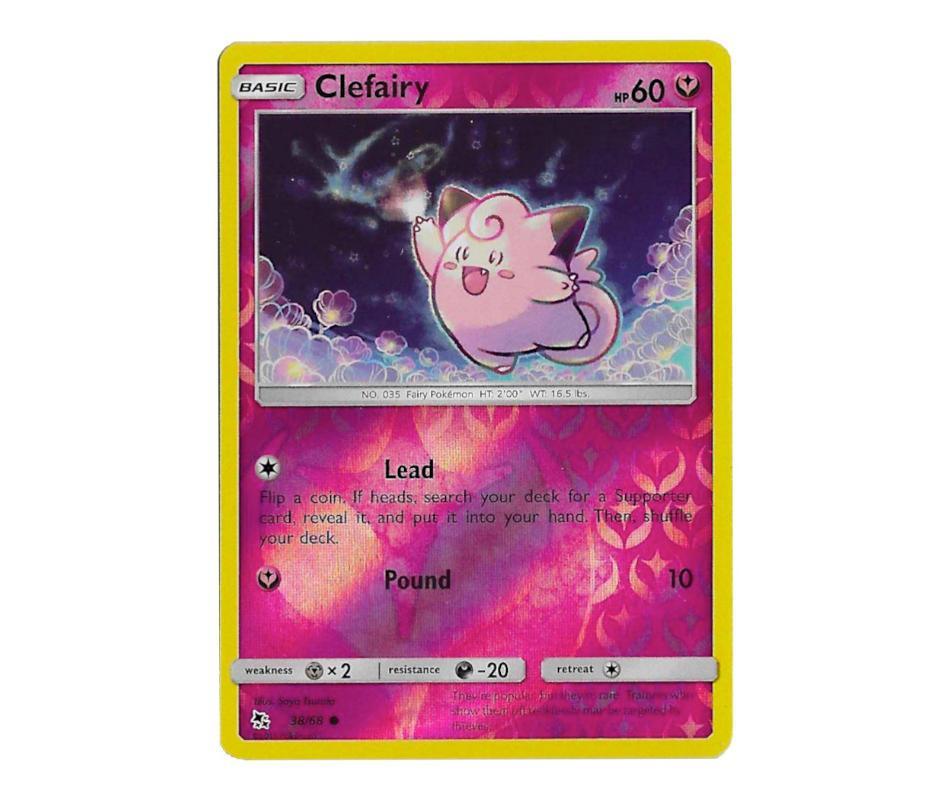 Pokemon: Clefairy 38/68 (Reverse Holo) - Hidden Fates | Romulus Games