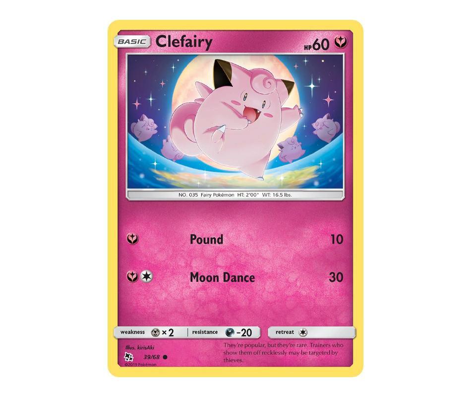 Pokemon: Clefairy 39/68 - Hidden Fates | Romulus Games