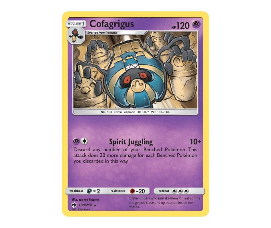 Pokemon: Cofagrigus 100/214 - Lost Thunder | Romulus Games