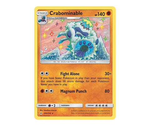 Pokemon: Crabominable 105/214 - Unbroken Bonds | Romulus Games