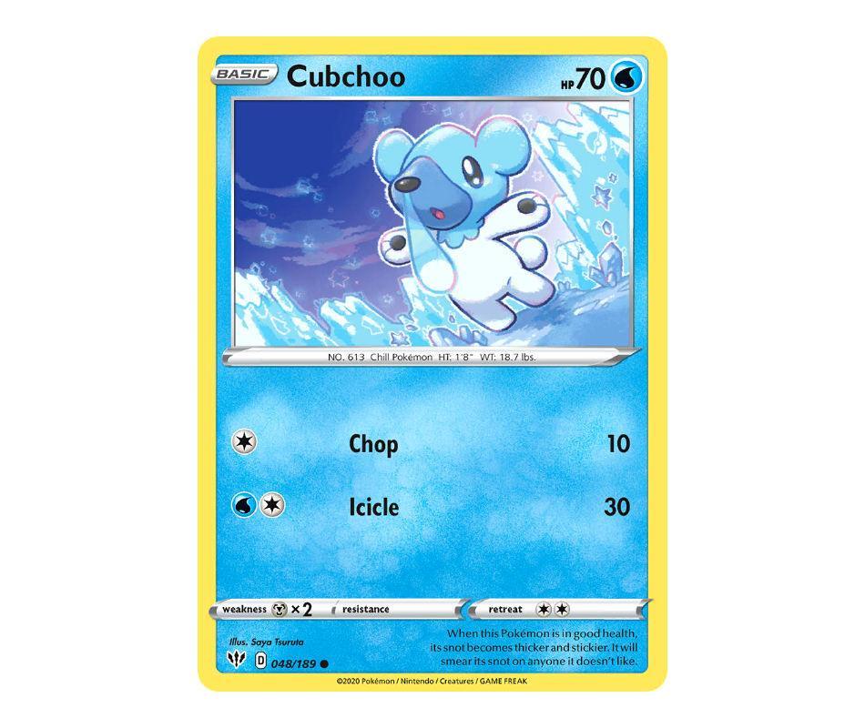 Pokemon: Cubchoo 048/189 - Darkness Ablaze | Romulus Games