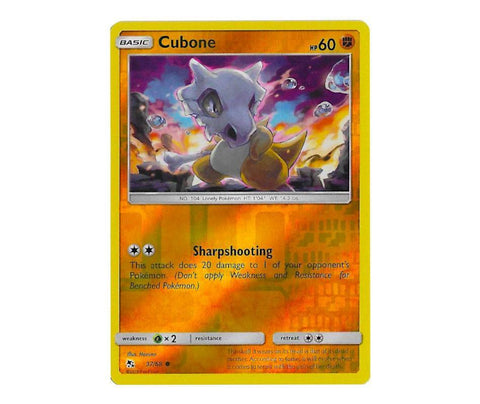 Pokemon: Cubone 37/68 (Reverse Holo) - Hidden Fates | Romulus Games