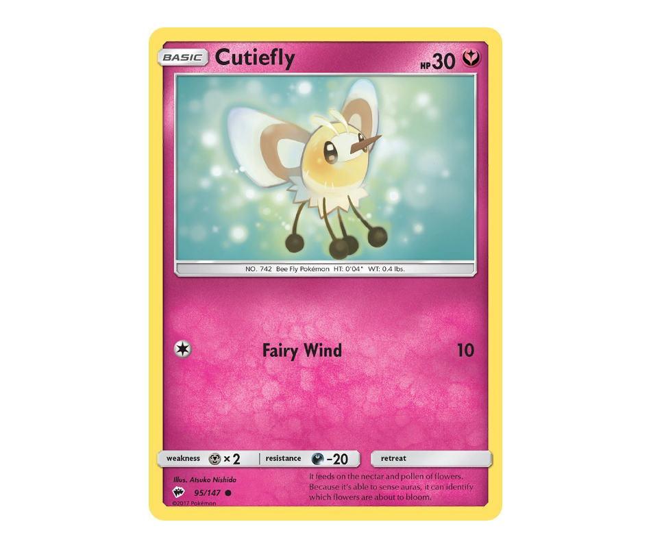 Pokemon: Cutiefly 95/147 - Burning Shadows | Romulus Games