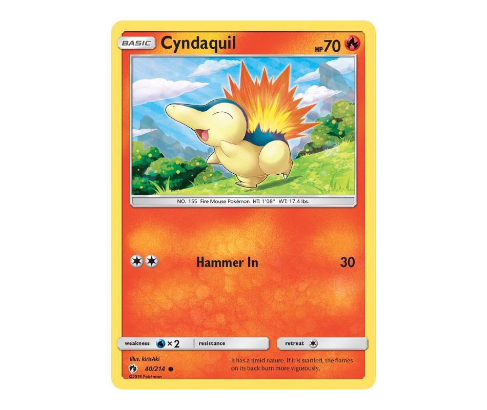 Pokemon: Cyndaquil 40/214 - Lost Thunder | Romulus Games