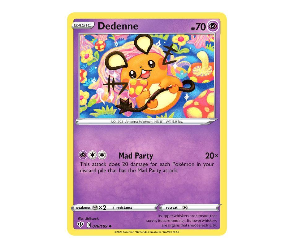 Pokemon: Dedenne 078/189 - Darkness Ablaze | Romulus Games