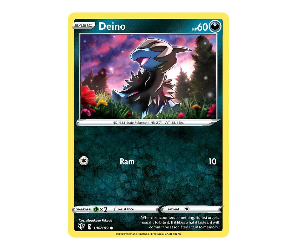 Pokemon: Deino 108/189 - Darkness Ablaze | Romulus Games