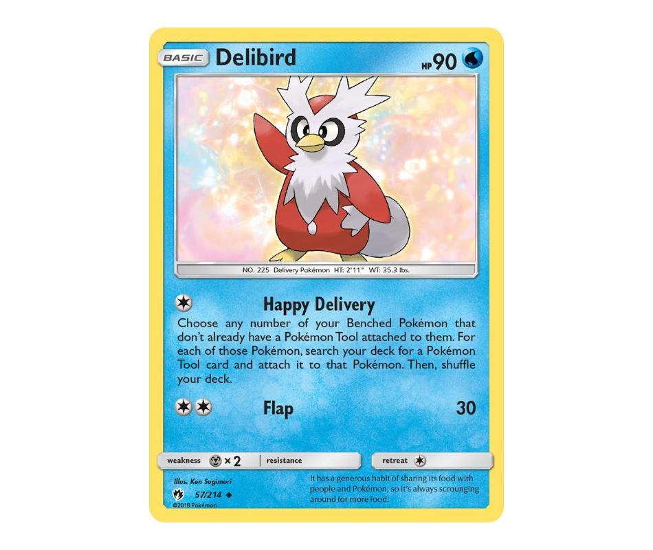 Pokemon: Delibird 57/214 - Lost Thunder | Romulus Games