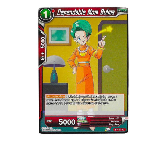 Dragon Ball Super: Dependable Mom Bulma BT4-013 - Colossal Warfare | Romulus Games