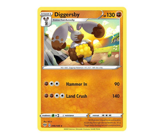 Pokemon: Diggersby 096/189 - Darkness Ablaze | Romulus Games