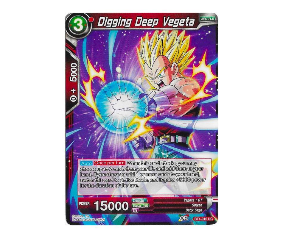 Dragon Ball Super: Digging Deep Vegeta BT4-010 - Colossal Warfare | Romulus Games