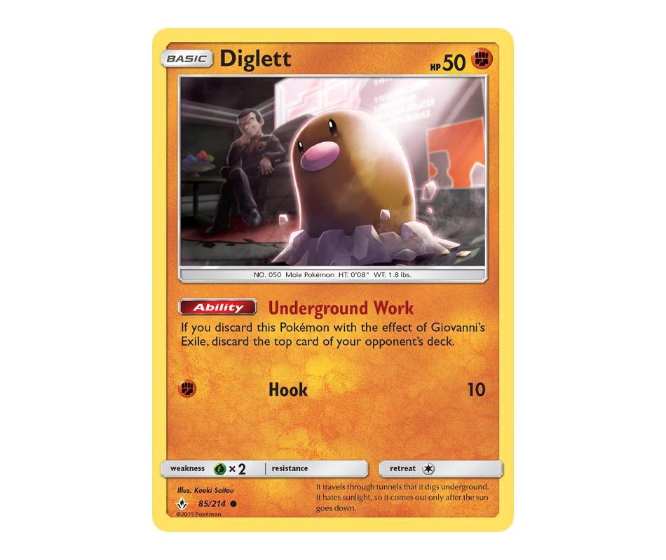 Pokemon: Diglett 85/214 - Unbroken Bonds | Romulus Games