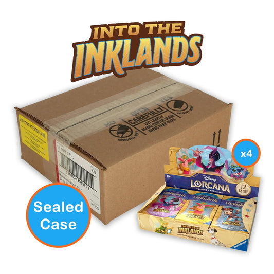 Disney Lorcana: Into the Inklands - Booster Box: Sealed Case (4 Boxes) | Romulus Games