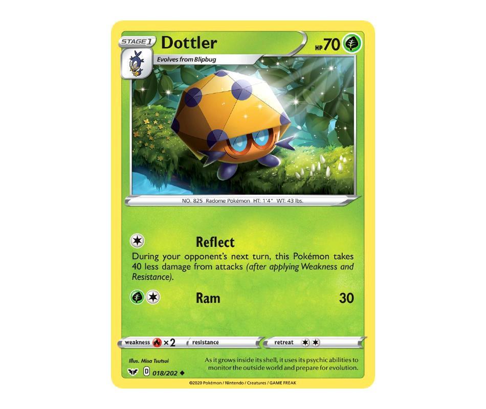 Pokemon: Dottler 018/202 - Sword & Shield | Romulus Games