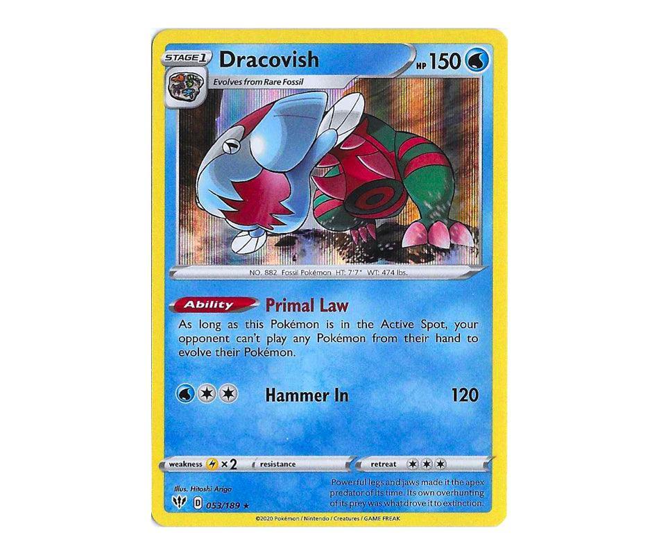 Pokemon: Dracovish 053/189 (Holo) - Darkness Ablaze | Romulus Games