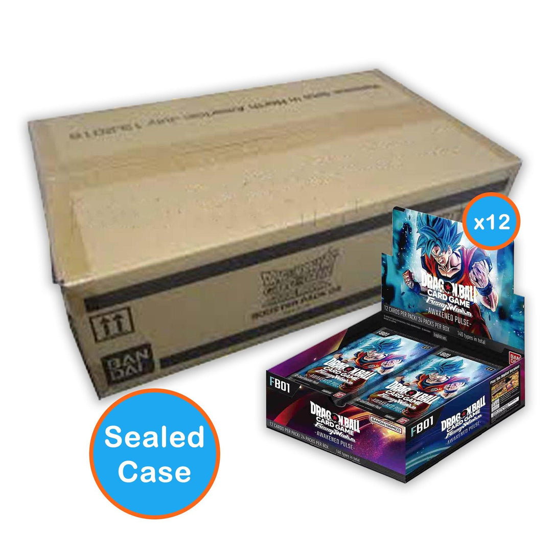 Dragon Ball Super: Fusion World Set 01 - (FB01) Awakened Pulse - Booster Box: Sealed Case (12 Booster Boxes) | Romulus Games