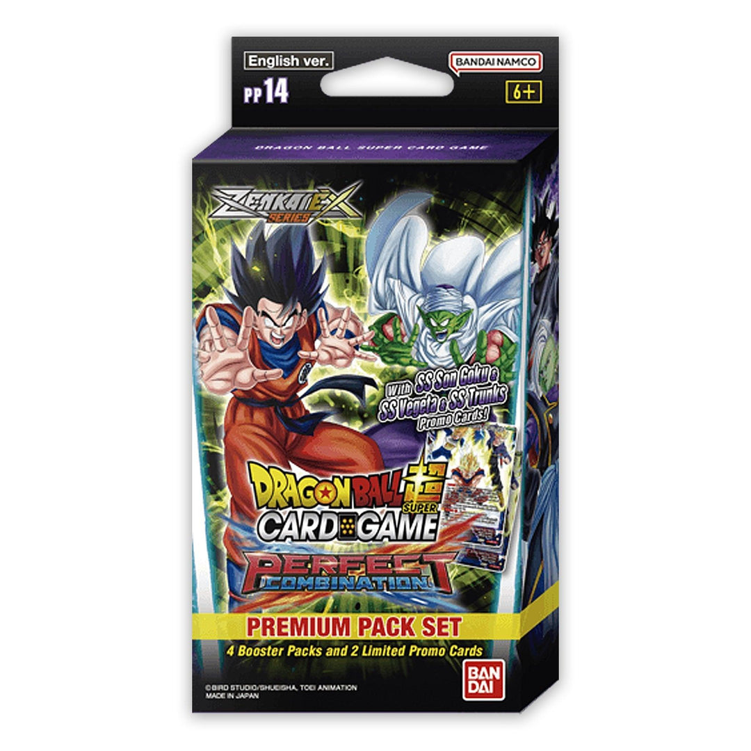 Dragon Ball Super: Zenkai Series Set 06 - (PP14) Perfect Combination - Premium Pack: Display (8 Premium Packs) | Romulus Games