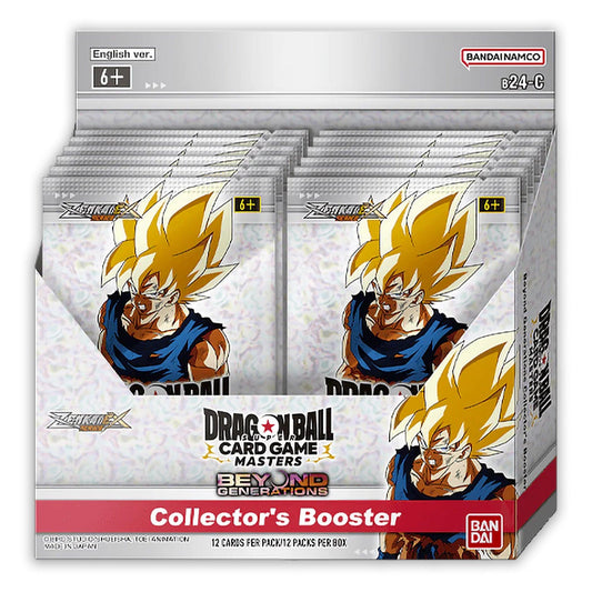 Dragon Ball Super: Zenkai Series Set 07 - (B24-C) Beyond Generations - Collector's Booster Box: Sealed Case (12 Booster Boxes) | Romulus Games