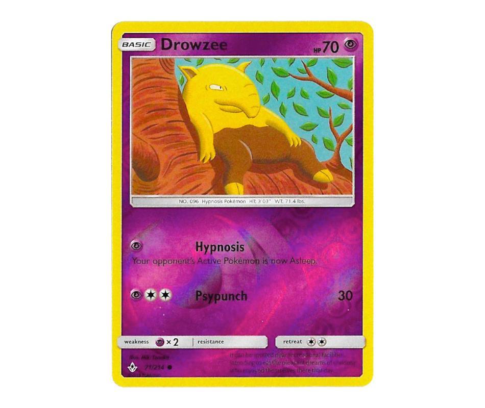 Pokemon: Drowzee 71/214 (Reverse Holo) - Unbroken Bonds | Romulus Games