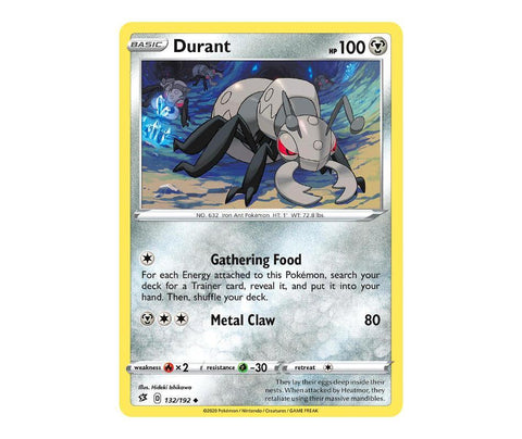 Pokemon: Durant 132/192 - Rebel Clash | Romulus Games