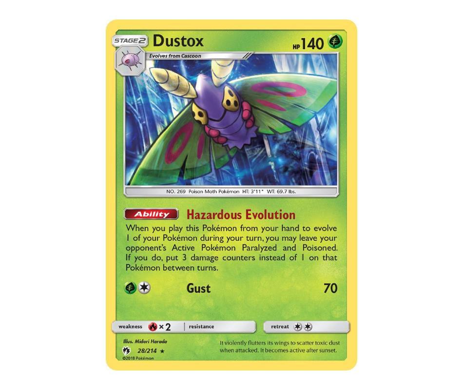 Pokemon: Dustox 28/214 - Lost Thunder | Romulus Games